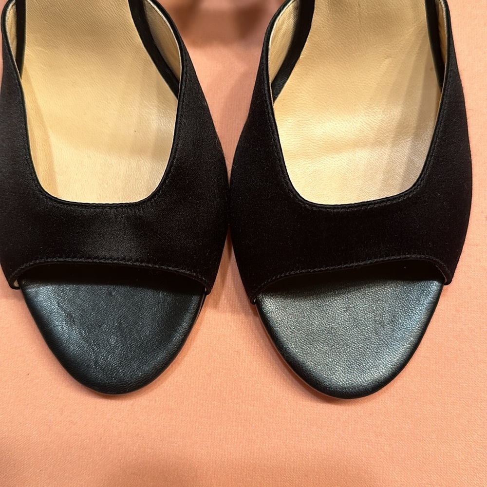 New Cole Haan black satin shoes. Size 8. - Picture 3 of 7